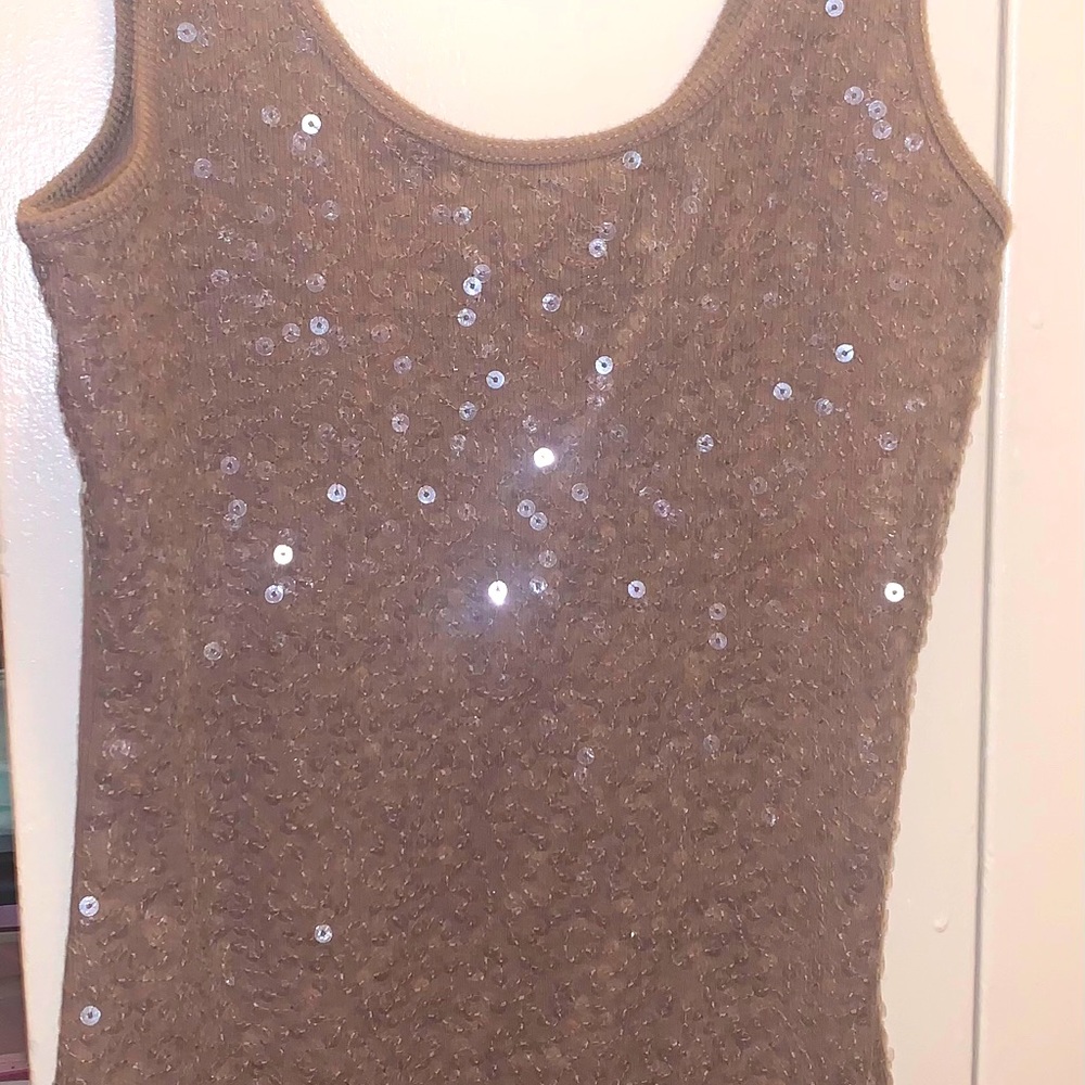 Express sequin tank top bundle.